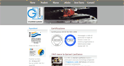 Desktop Screenshot of garneristamperie.com
